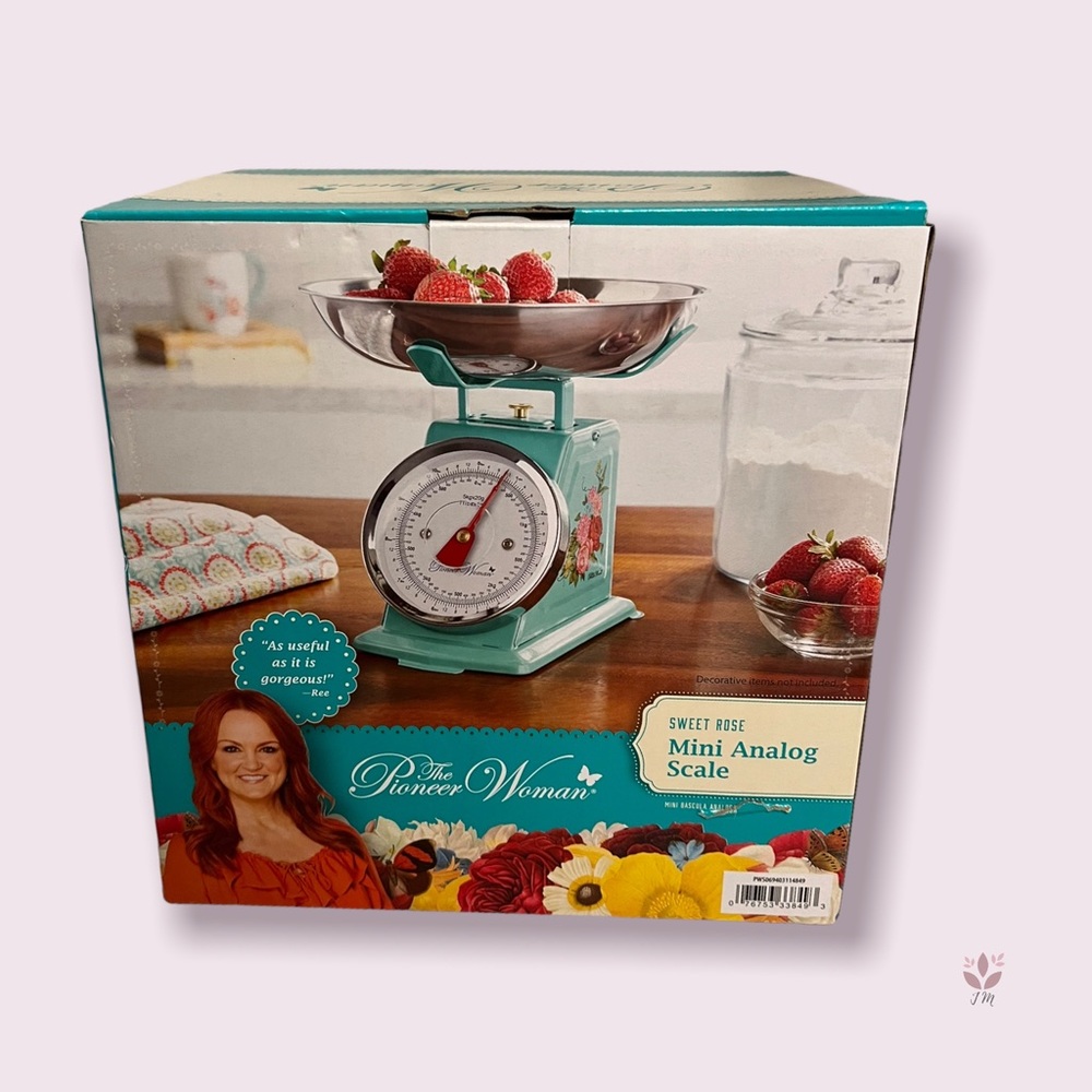 Pioneer Woman Sweet Rose Mini Analog Food Scale